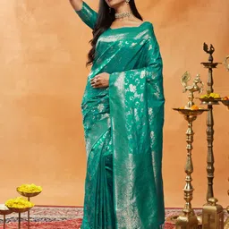 kasee Woven Design Zari Banarasi Saree-picture-39