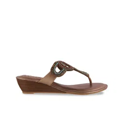 Catwalk Women Embellished Open Toe Wedge Sandals image 2