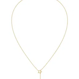 CANDERE A KALYAN JEWELLERS COMPANY 18Kt Gold Celestial Nightfall Lariat Necklace - 2.14 g image 3