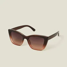 Accessorize Brown Ombre Crystal Cateye Sunglasses image 4