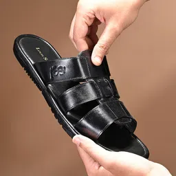 LOUIS STITCH Men Leather Comfort Sandals-image-25