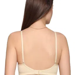 CHILEELIFE Lightly Padded Non-Wired Medium Coverage Lightly Padded Organic Cotton Bra image 4