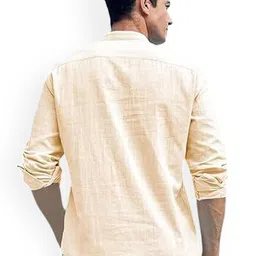 EdinWolf Men Solid Daily Cotton Straight Kurta image 3
