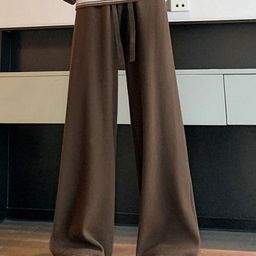 StyleCast Women Loose Fit High-Rise Wide Leg Trousers-picture-42