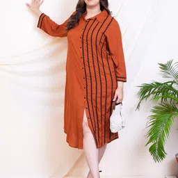 vibes by deebaco DEEBACO Shirt Maxi Dress-picture-41