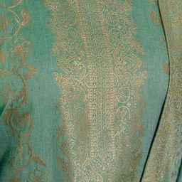 SANISA Women Woven Design Embroidered Thread Work Kurta Set With Dupatta image 5