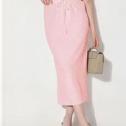 SHOWOFF Women Acrylic Straight Skirts-image-11