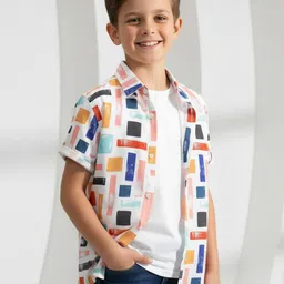 YK Boys Printed Casual Shirt-picture-28