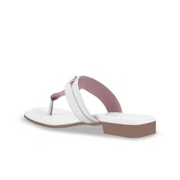 TRYME Women Ethnic Open Toe Flats with Buckles image 4