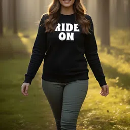 Moda Rapido Women Printed Sweatshirt image 3