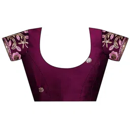 K 5 Fashion Embroidered Pure Chiffon Saree image 2