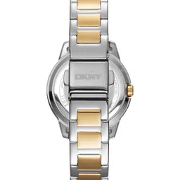 DKNY Women Brass Dial & Stainless Steel Bracelet Style Straps Analogue Watch DK1L021M0075 image 5