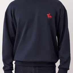 Trendyol Men Printed Round Neck Long Sleeves Pullover Sweatshirt image 2