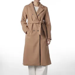 ONLY Lapel Collar Longline Parka Jacket-picture-41