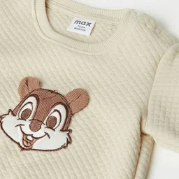 max Cream and Brown Boys Shirt and Trouser Clothing Set image 3