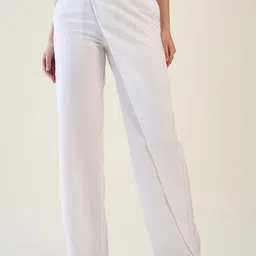 aayu Women Comfort High-Rise Trousers-image-73