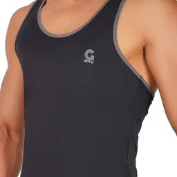 GOTO Men Round Neck Innerwear Gym Vest image 2