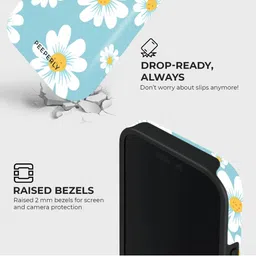 PEEPERLY Unisex iPhone 14 Pro Floral Jasmine Breeze Crystal Impact Resistant Back Case image 5