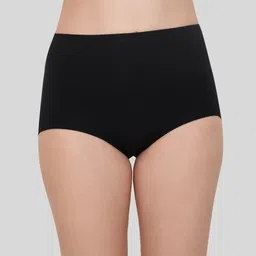 Glamoras Women Black High Waist Full Coverage Hipster Panty-image-48