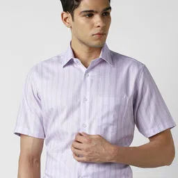 Van Heusen Striped Pure Cotton Formal Shirt-image-62