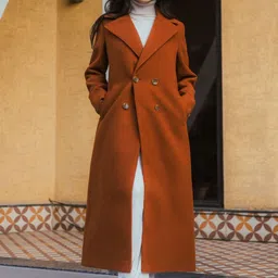 JAVINISHKA Double Breasted Ankle Length Trench Coat-picture-22