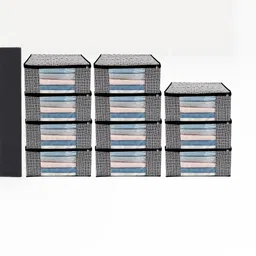 AMAK INC Black Fabric Multi-Utility Wardrobe Organisers-picture-23