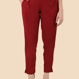 Pittra4ever Women Comfort Mid-Rise Trousers-picture-35