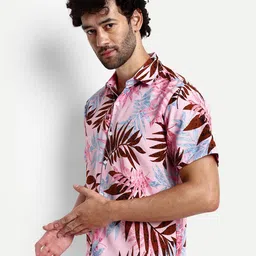 SZN Floral Printed Short Sleeves Regular Fit Shirt image 3