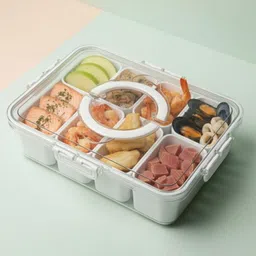 the impala 8 Compartment Meat Storage Fridge Conast Plastic Fruit & Vegetable Basket image 5