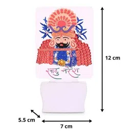 1ST TIME Red & White Printed Acrylic Rectangle Shaped Wall Lamp image 4