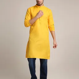 Zonny Men Thread Work Kurta-picture-36