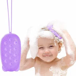 umang BABY BATH SCRUB SILICON image 1