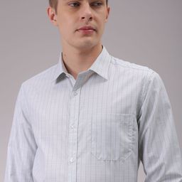 the indian garage co. x luxe Luxe by TIGC Men Cutaway Collar Vertical Striped Slim Fit Formal Shirt-picture-38