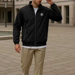 FTX Men Windcheater Open Front Jacket with Embroidered-picture-14