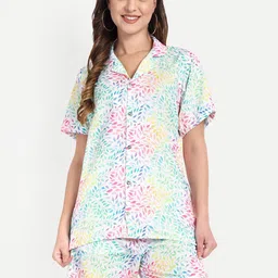 TILISM Printed Pure Cotton Shirt With Short Co-Ords image 1