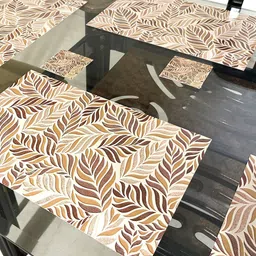 LaVichitra Gold Pack of 12 Printed Table Placemats image 2