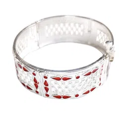 Balaji Gold Silver-Plated Bangle image 3