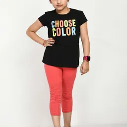 BAESD Girls Slim Fit Capris-image-59