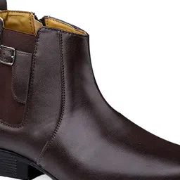 HERE&NOW Men Belt Detail Chelsea Boots image 3