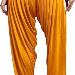 sk naren Cotton Blend Solid Patiala image 2