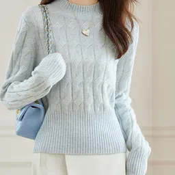 StyleCast Women Cable Knit Pullover image 4