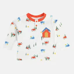 MINI KLUB Boys Printed Henley Neck T-shirt-picture-38