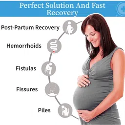 expertomind Sitz Bath Tub for Piles, After Delivery Recovery, Hemorrhoids and Fissure With Air Pump for Toilet Seat… Sitz Bath Tub image 3