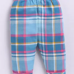 Clt.s Unisex Kids Checked Night suit image 3