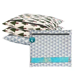 Kuber Industries Grey Set of 4 Regular Multi-Utility Organisers-picture-38