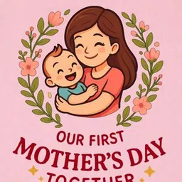 Arvesa Happy Mother Days Printed Bodysuit image 3