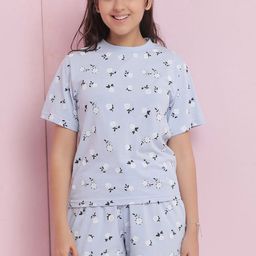 Lil Tomatoes Girls Printed Night suit-picture-19