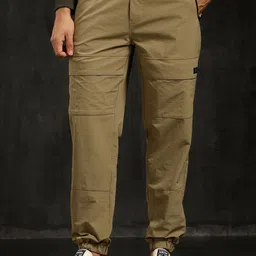 WROGN Men Straight Fit Regular Trousers-picture-15