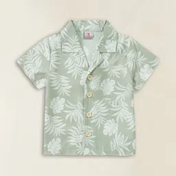 Charan Kanya Boys Printed Shirt with Shorts image 2