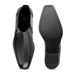 Bxxy Men 2 Inch Height Increasing High Heel Ankle Chelsea Boots image 3